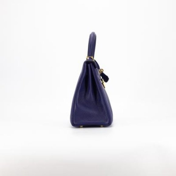 Hermes - Kelly 28 in Encru Blue.  BNIB - Picture 9 of 11